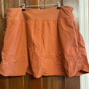 Old Navy Rust Orange Athletic Skort
